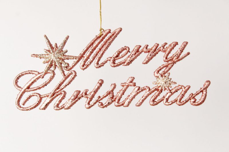 Merry Christmas Ornament