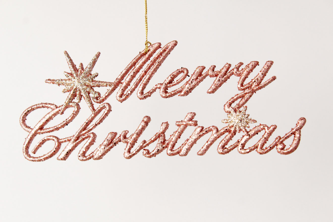 Merry Christmas Ornament