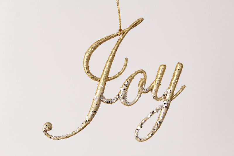Joy/Noel Ornament