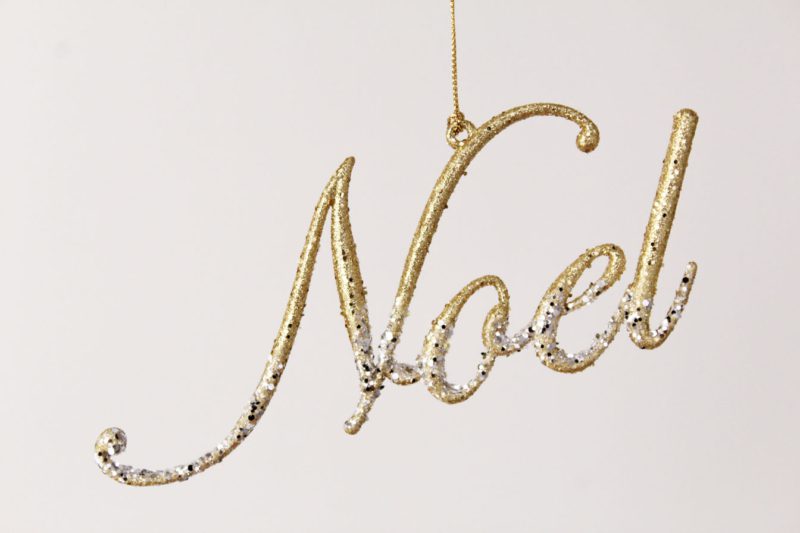 Joy/Noel Ornament