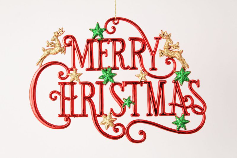 Merry Christmas Ornament