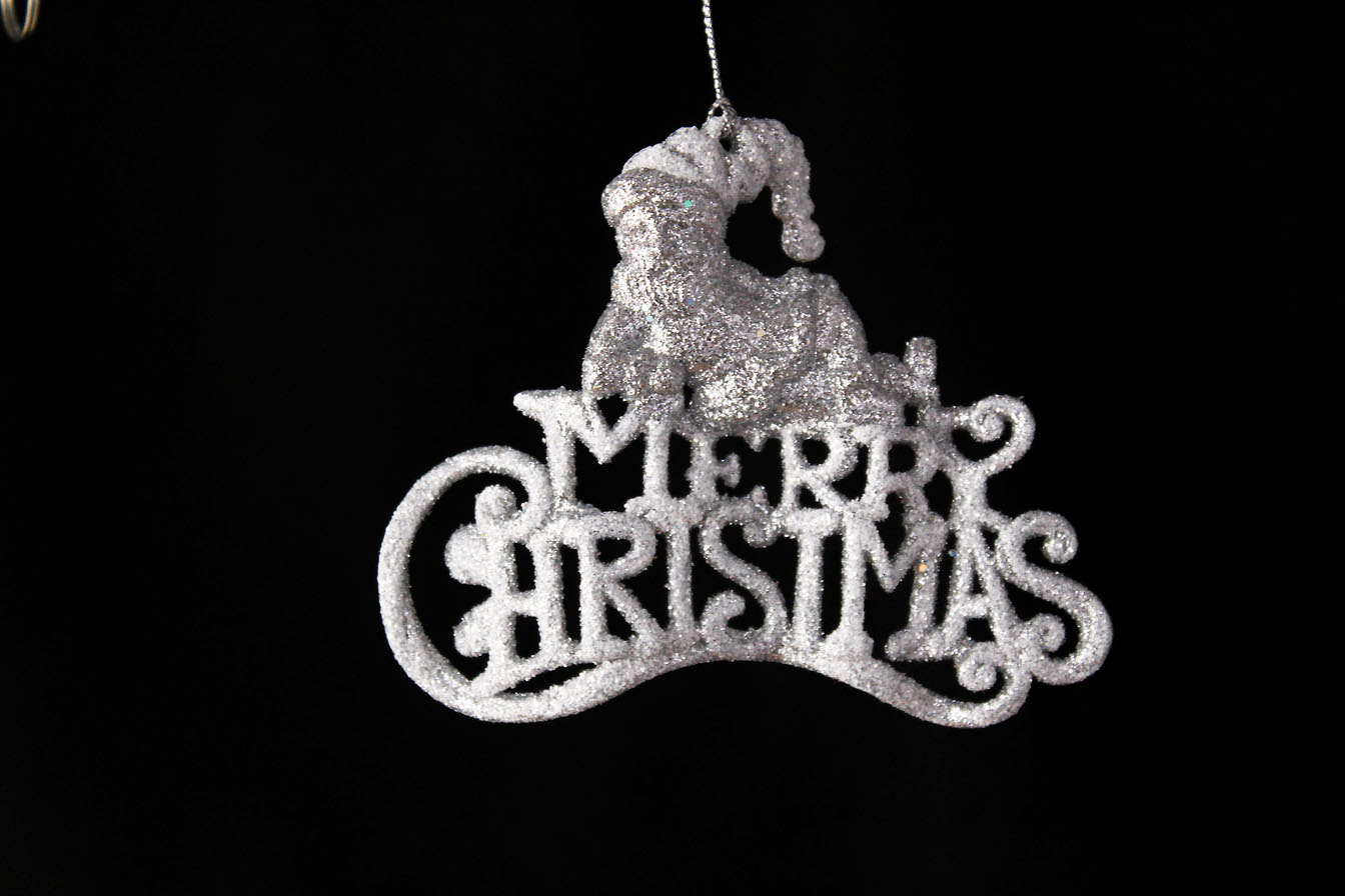 Elf With Merry Christmas Sign Ornament