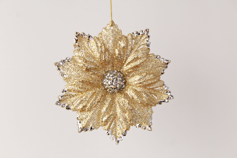 Poinsettia Ornament