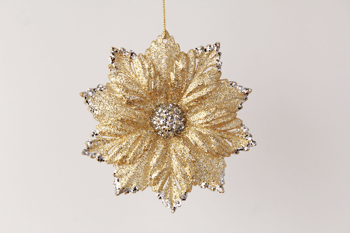 Poinsettia Ornament
