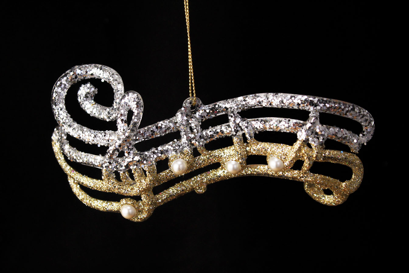 Sheet Music Ornament