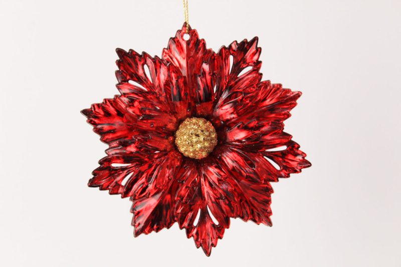 Poinsettia Ornament