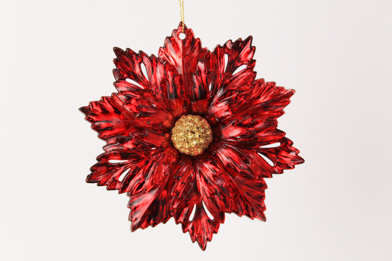 Poinsettia Ornament