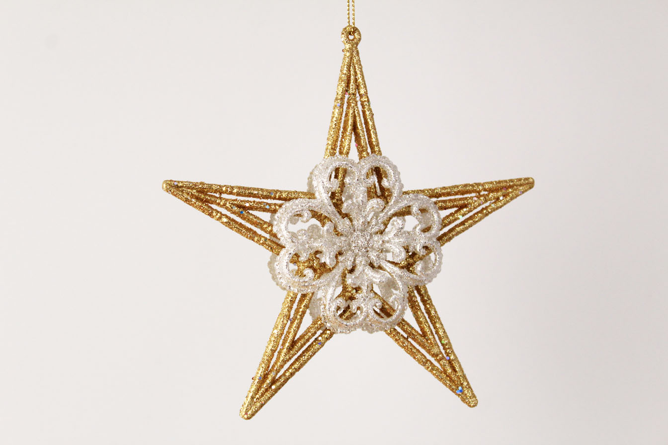 North Star And Star Ornament