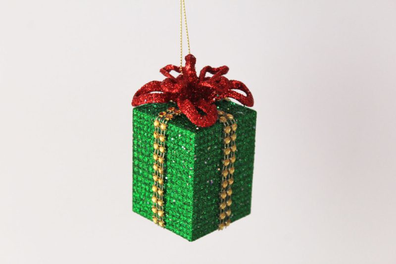 LED Light Up  Gift Box Ornament