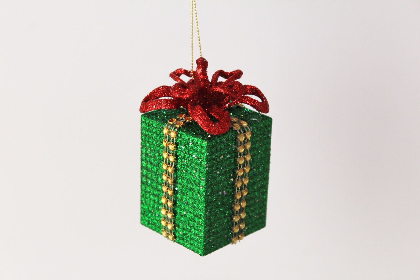 LED Light Up  Gift Box Ornament