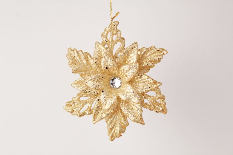 Poinsettia Ornament