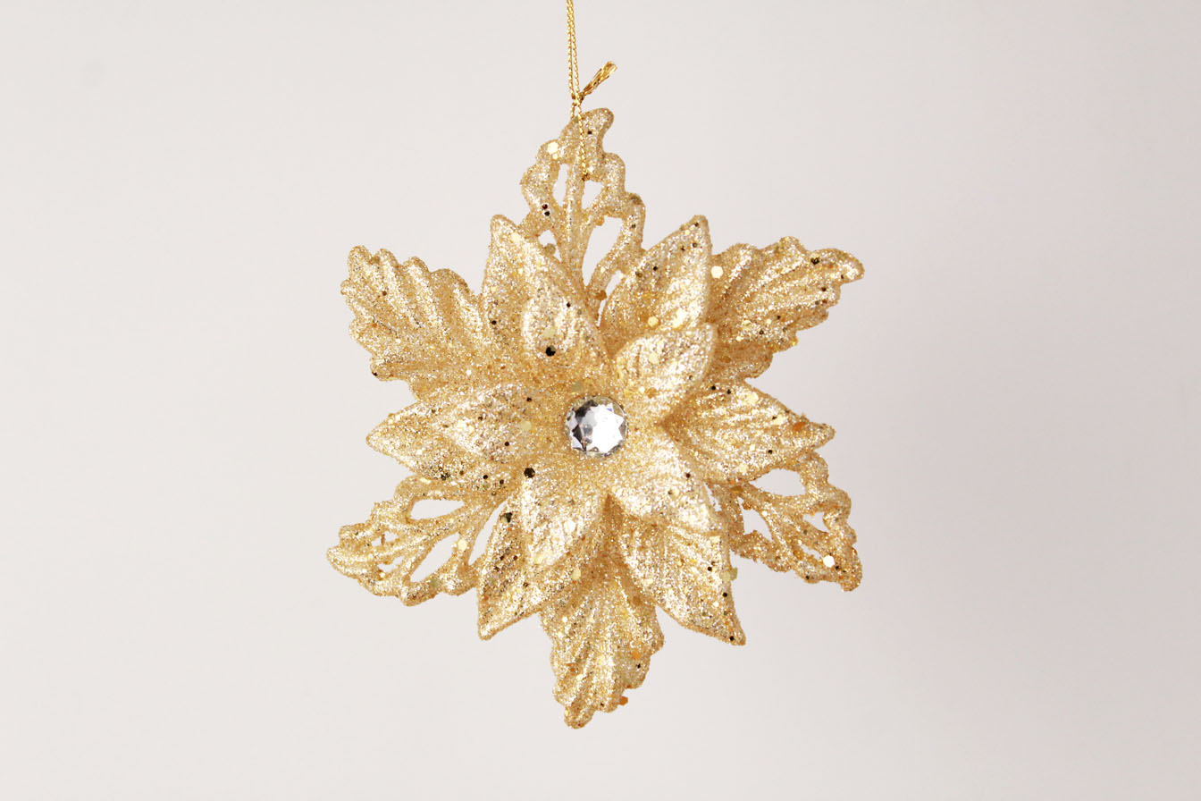 Poinsettia Ornament