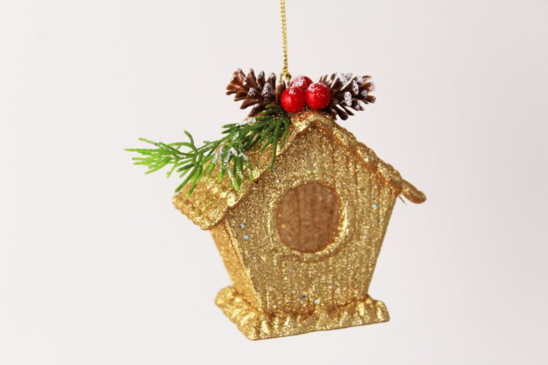 Bird House Ornament