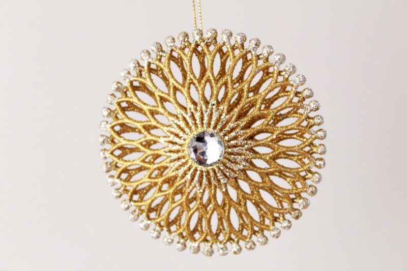 Round Snowflakes Ornament