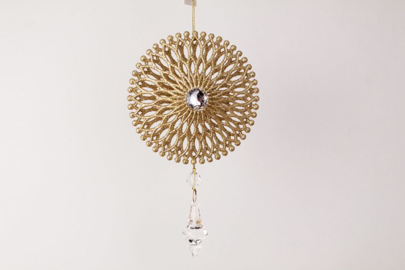 Round Snowflakes With Pendant Ornament