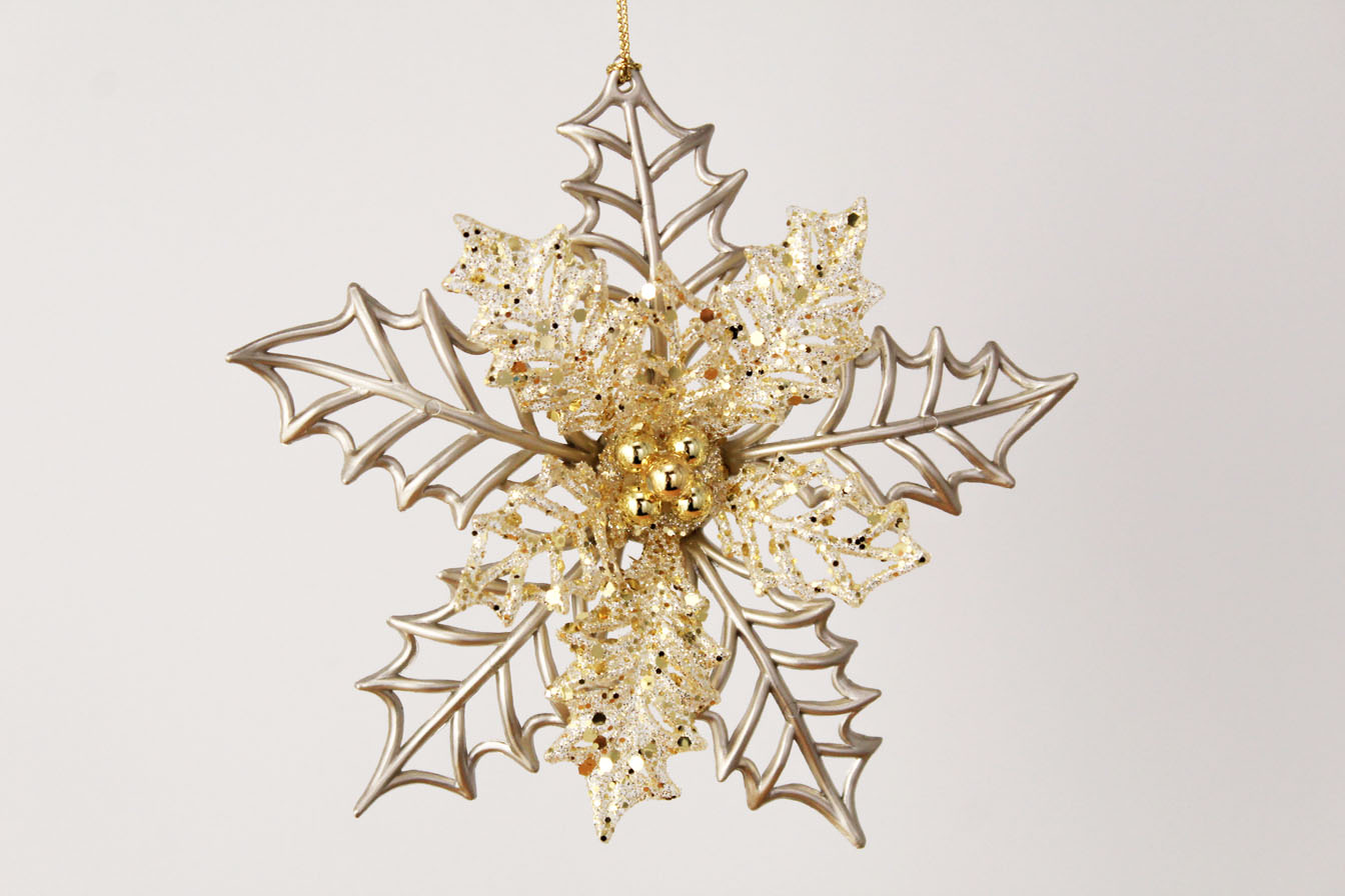 Poinsettia Ornament