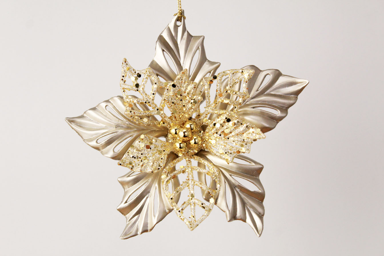 Poinsettia Ornament