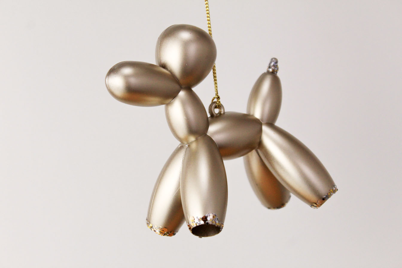 Balloon Poodle Ornament