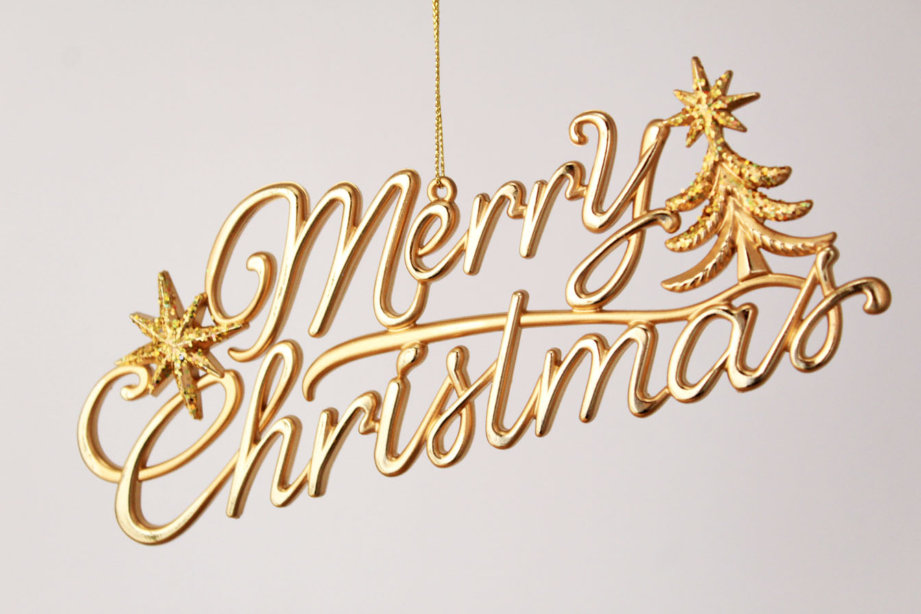 “Merry Christmas” Ornament