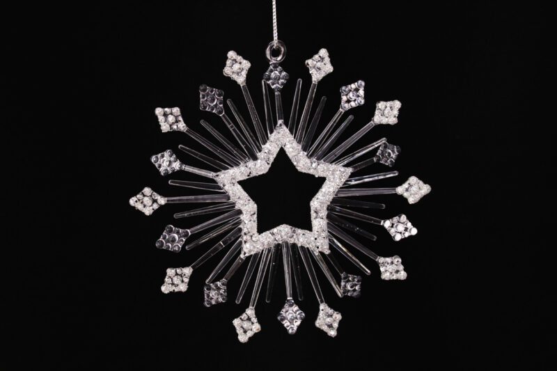 Stars Snowflakes Ornament