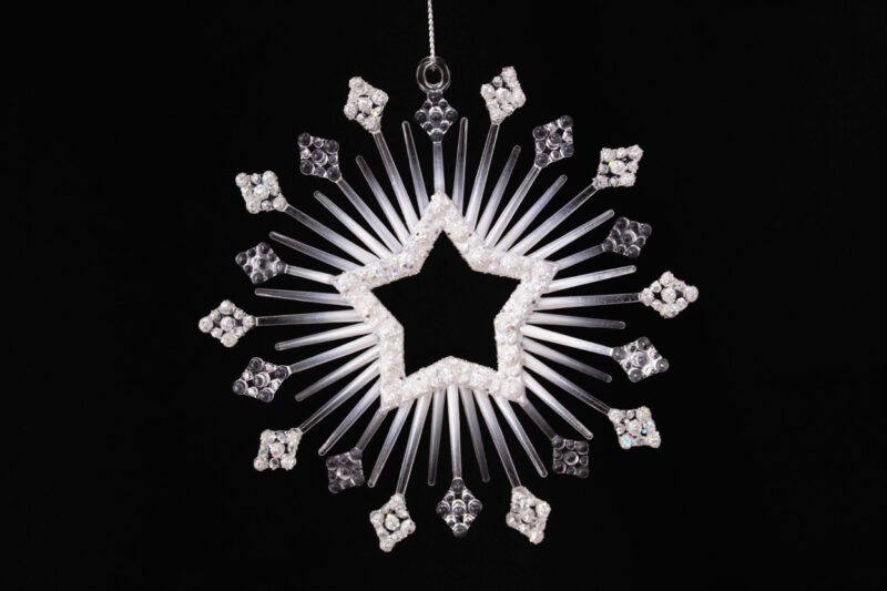 Stars Snowflakes Ornament