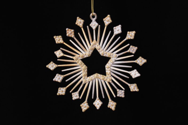 Stars Snowflakes Ornament