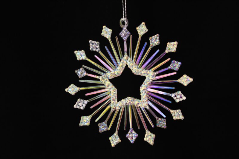 Stars Snowflakes Ornament