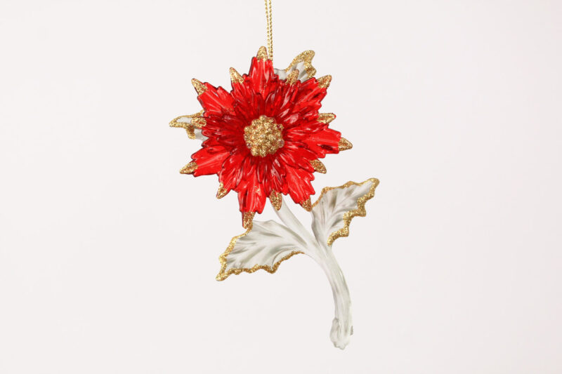 Poinsettia Ornament