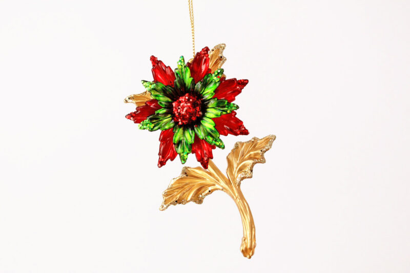Poinsettia Ornament