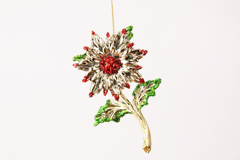 Poinsettia Ornament