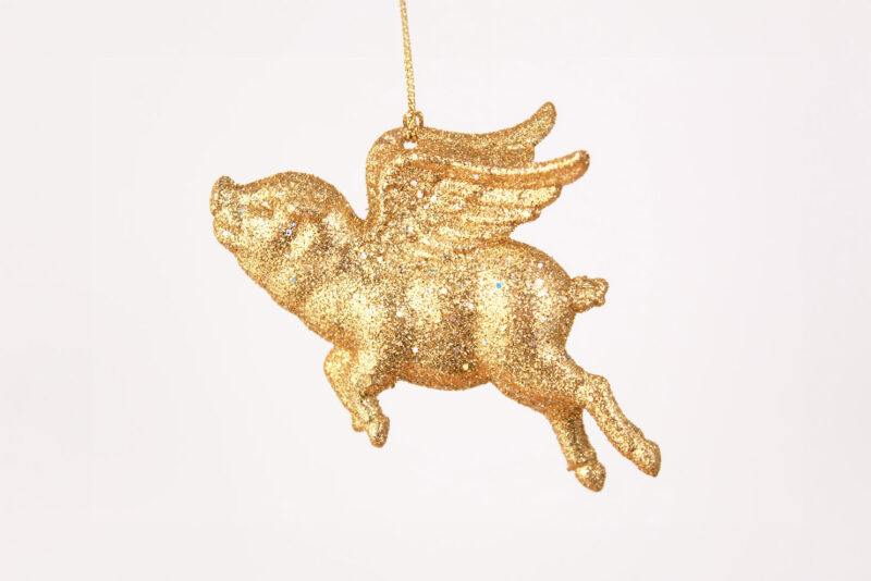 Flying Pig Ornament