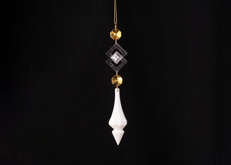 Acrylic Crystal Drop Hanging Ornament
