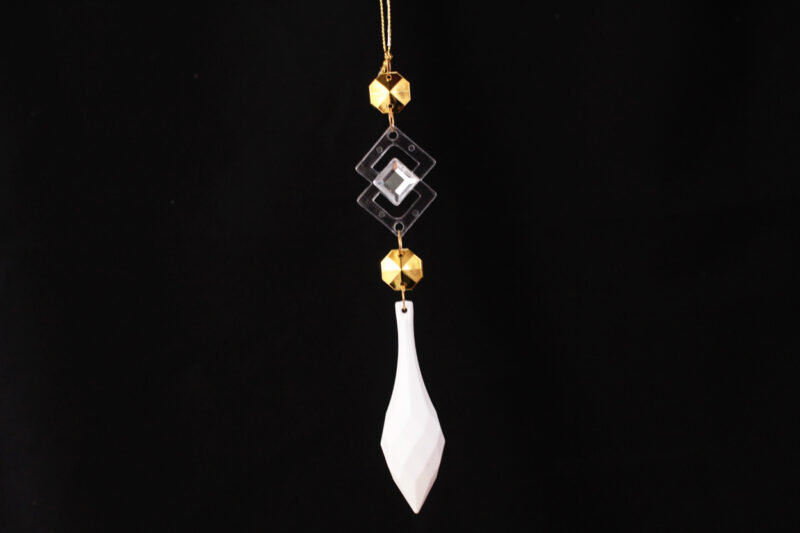 Acrylic Crystal Drop Hanging Ornament