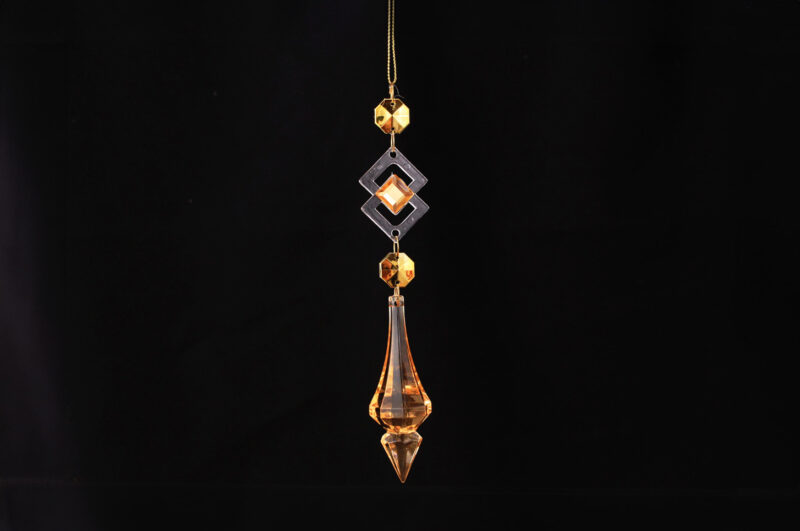 Acrylic Crystal Drop Hanging Ornament