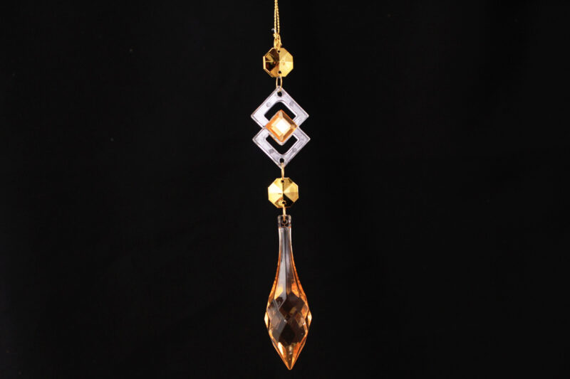 Acrylic Crystal Drop Hanging Ornament