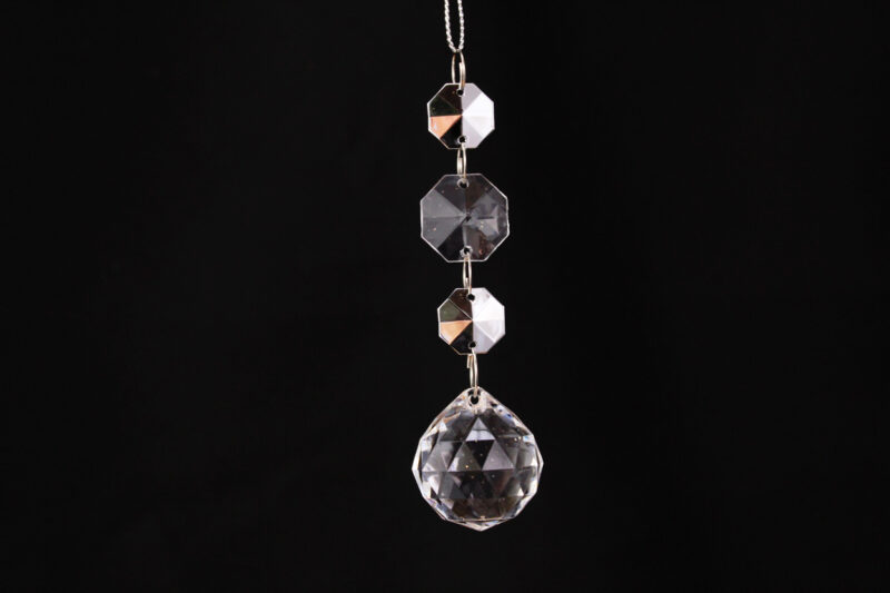 Acrylic Crystal Drop Hanging Ornament