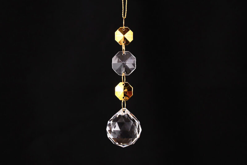 Acrylic Crystal Drop Hanging Ornament