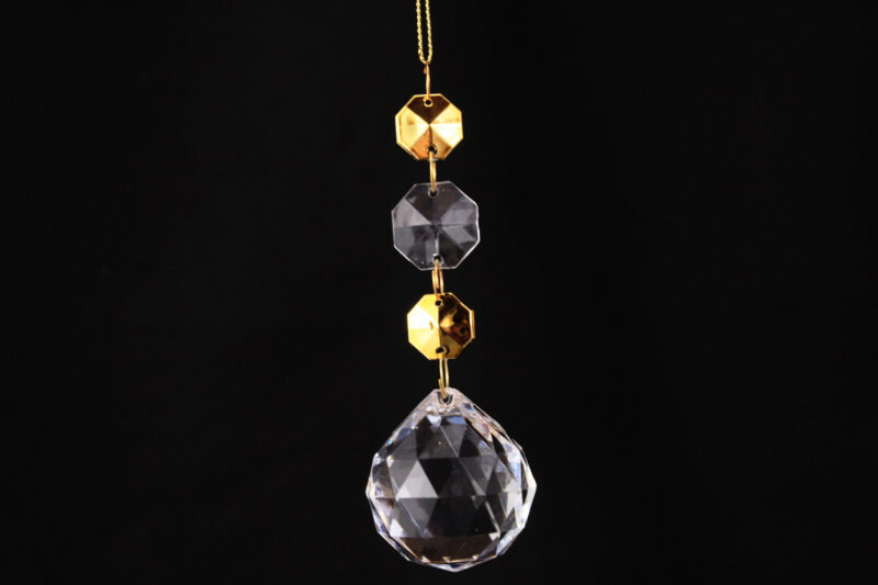 Acrylic Crystal Drop Hanging Ornament