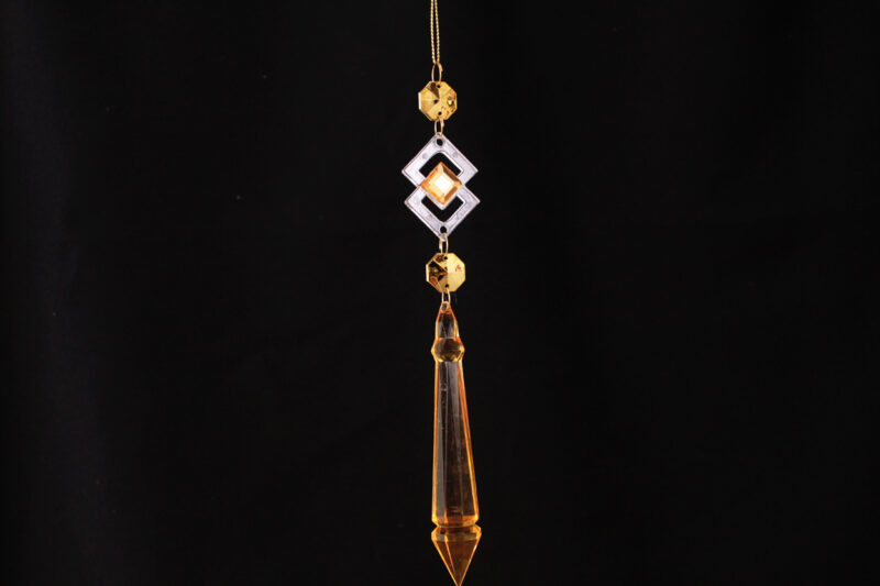 Acrylic Crystal Drop Hanging Ornament