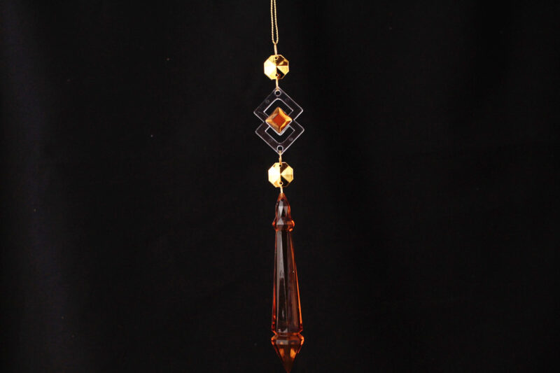 Acrylic Crystal Drop Hanging Ornament