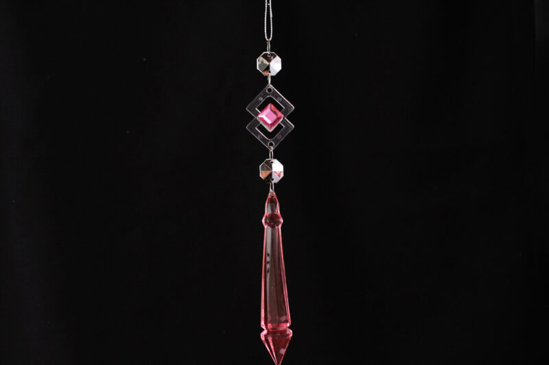 Acrylic Crystal Drop Hanging Ornament