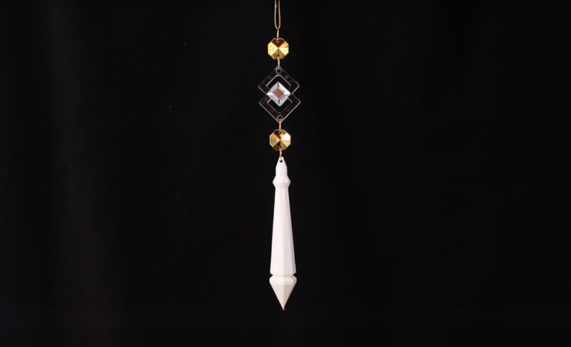 Acrylic Crystal Drop Hanging Ornament