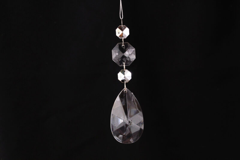 Acrylic Crystal Drop Hanging Ornament