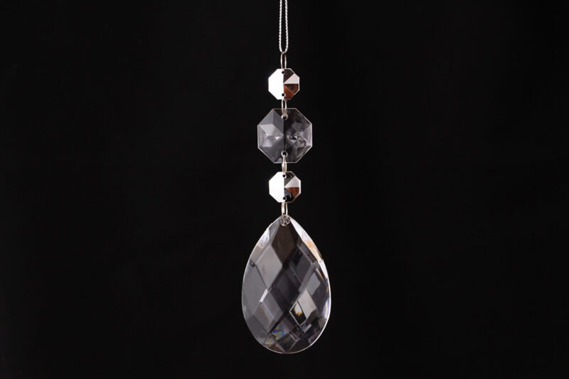 Acrylic Crystal Drop Hanging Ornament