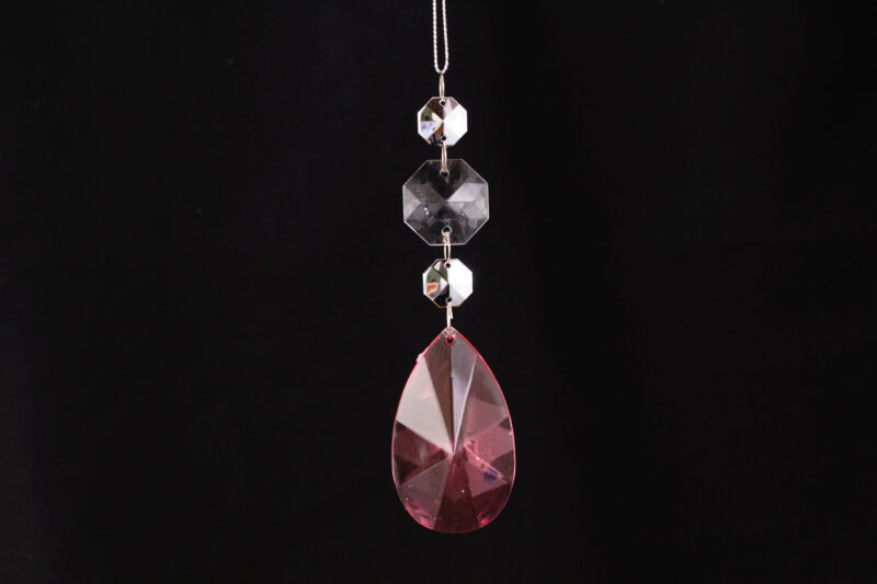 Acrylic Crystal Drop Hanging Ornament