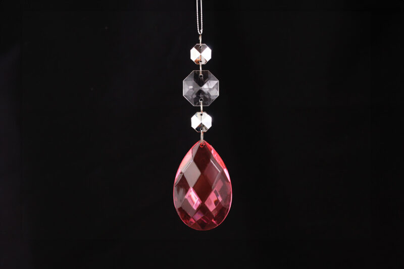 Acrylic Crystal Drop Hanging Ornament