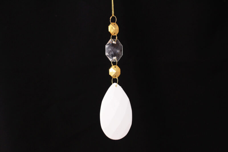 Acrylic Crystal Drop Hanging Ornament