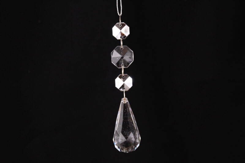Acrylic Crystal Drop Hanging Ornament