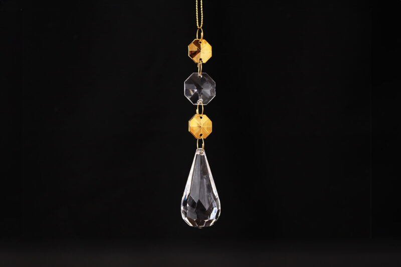 Acrylic Crystal Drop Hanging Ornament