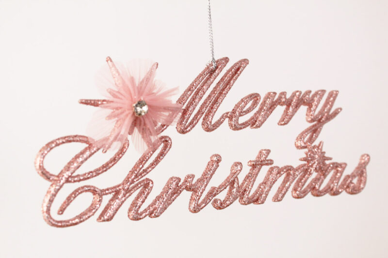 Merry Christmas Ornament